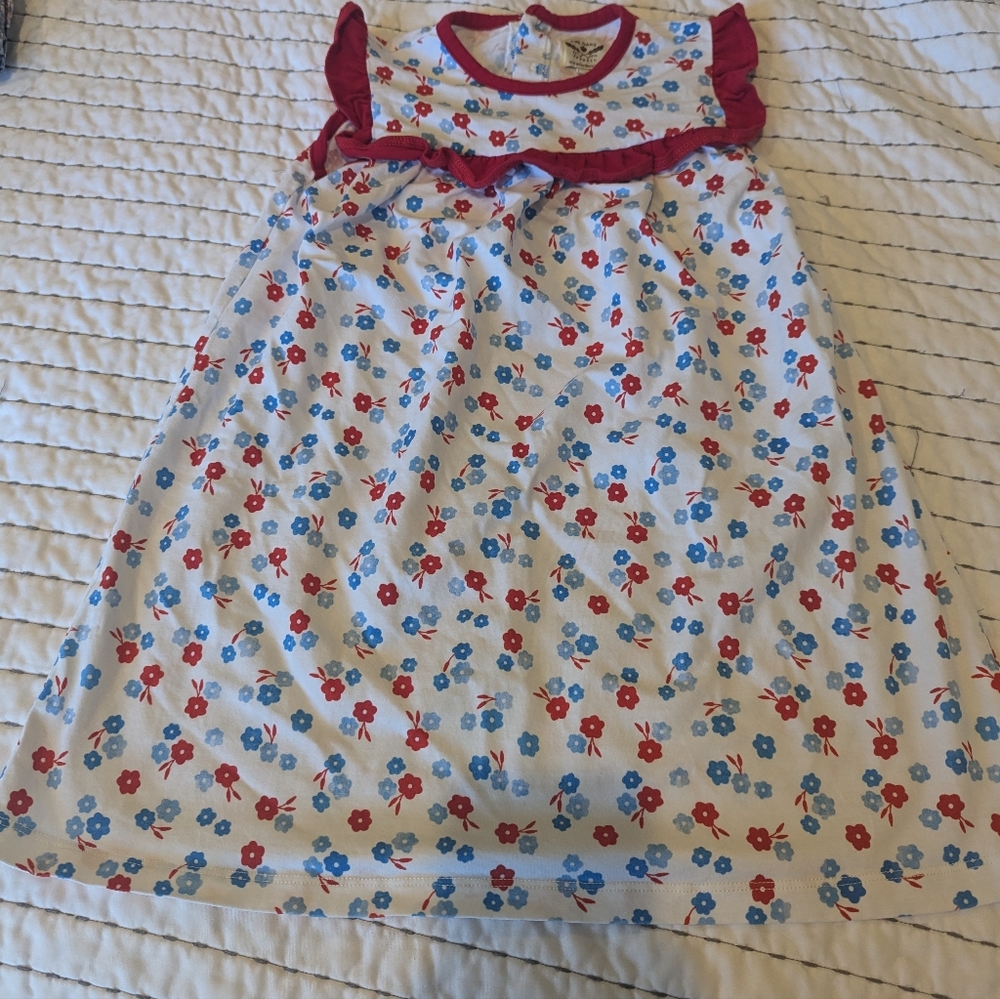 Red, white, and blue Oaks Apparel Dress